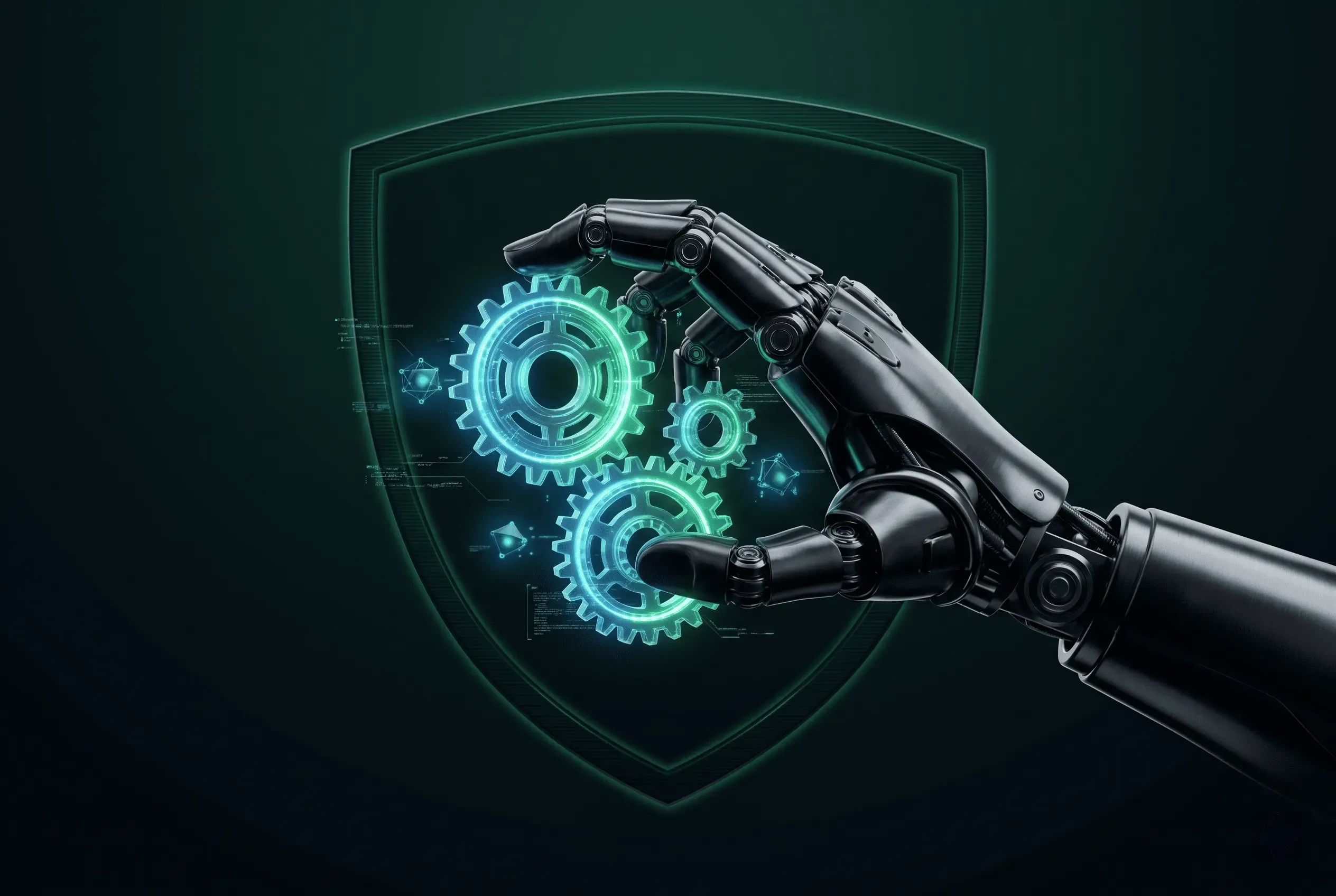 Robotic Hand with shield